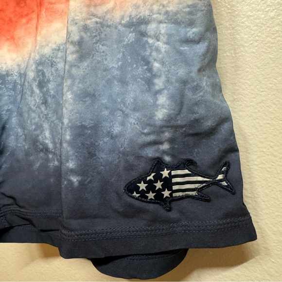 SALT LIFE Ameriskinz Boardshorts Side Pocket Anti-Rash Vapor Stretch Men’s 38 - Picture 3 of 8